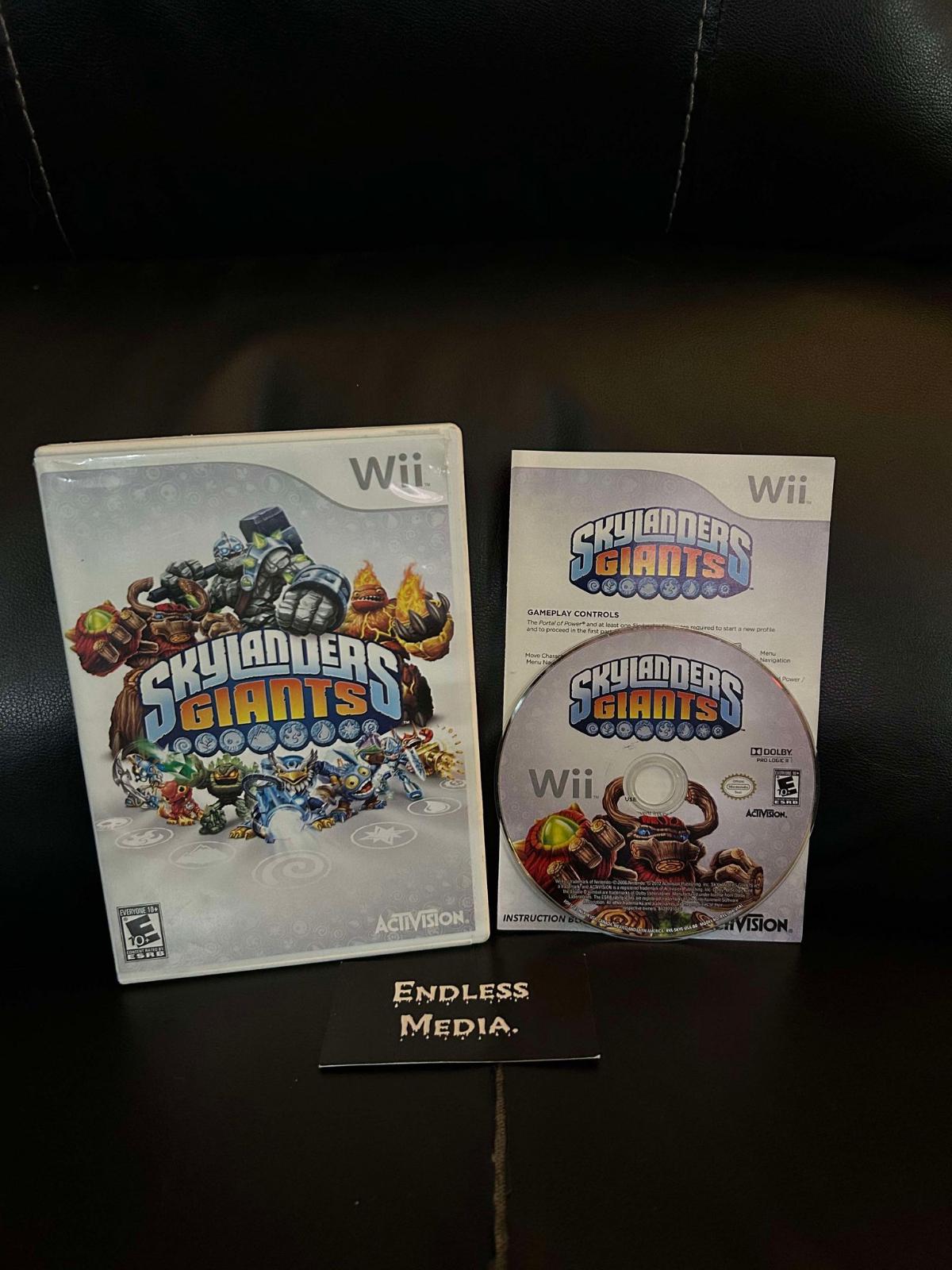 Skylander's Giants (game only) Nintendo Wii CIB Video Game