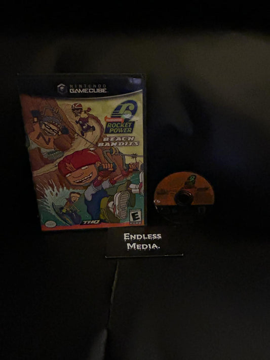 Rocket Power Beach Bandits Nintendo Gamecube Item and Box Video Game