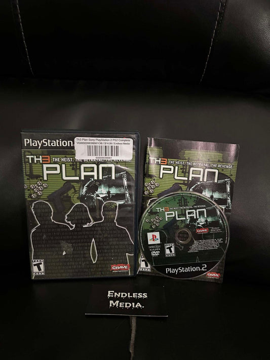 The Plan Sony Playstation 2 CIB Video Game