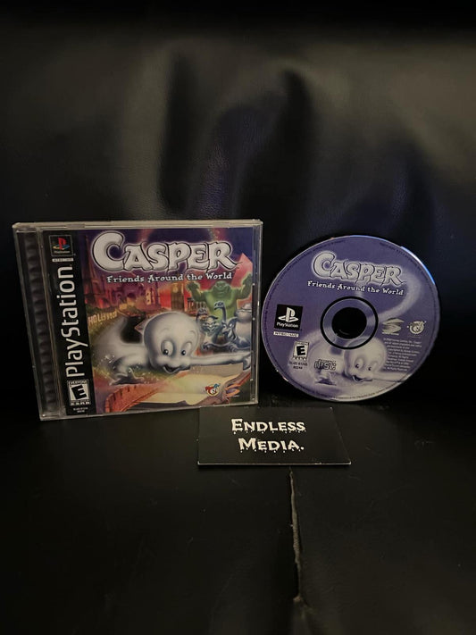 Casper Friends Around the World Sony Playstation CIB Video Game