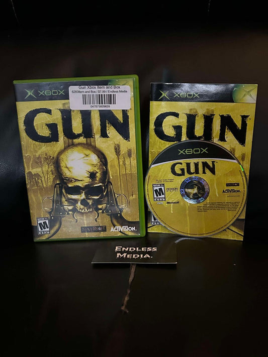 Gun Microsoft Xbox CIB Video Game