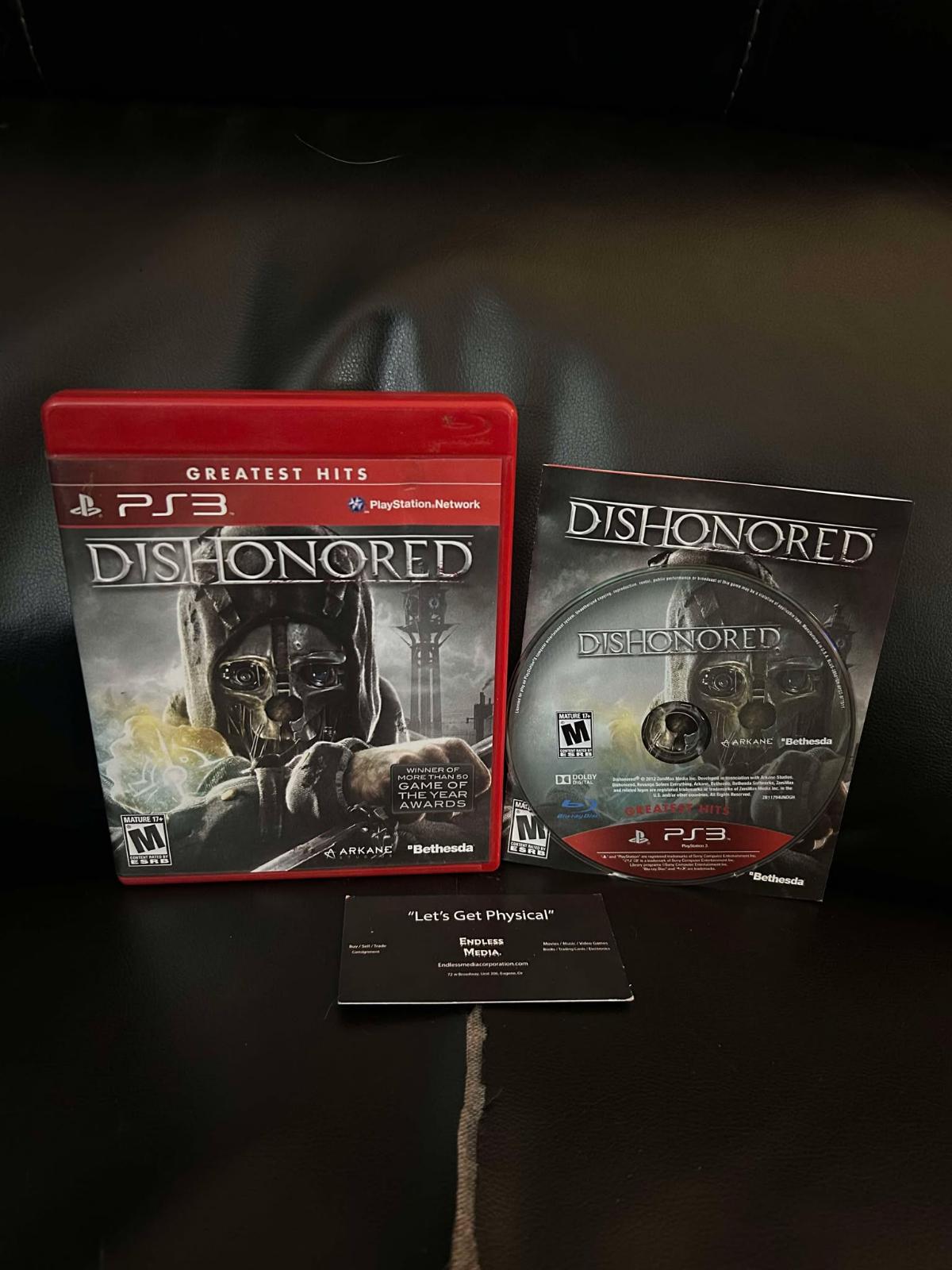 Dishonored [Greatest Hits] Sony Playstation 3 CIB Video Game