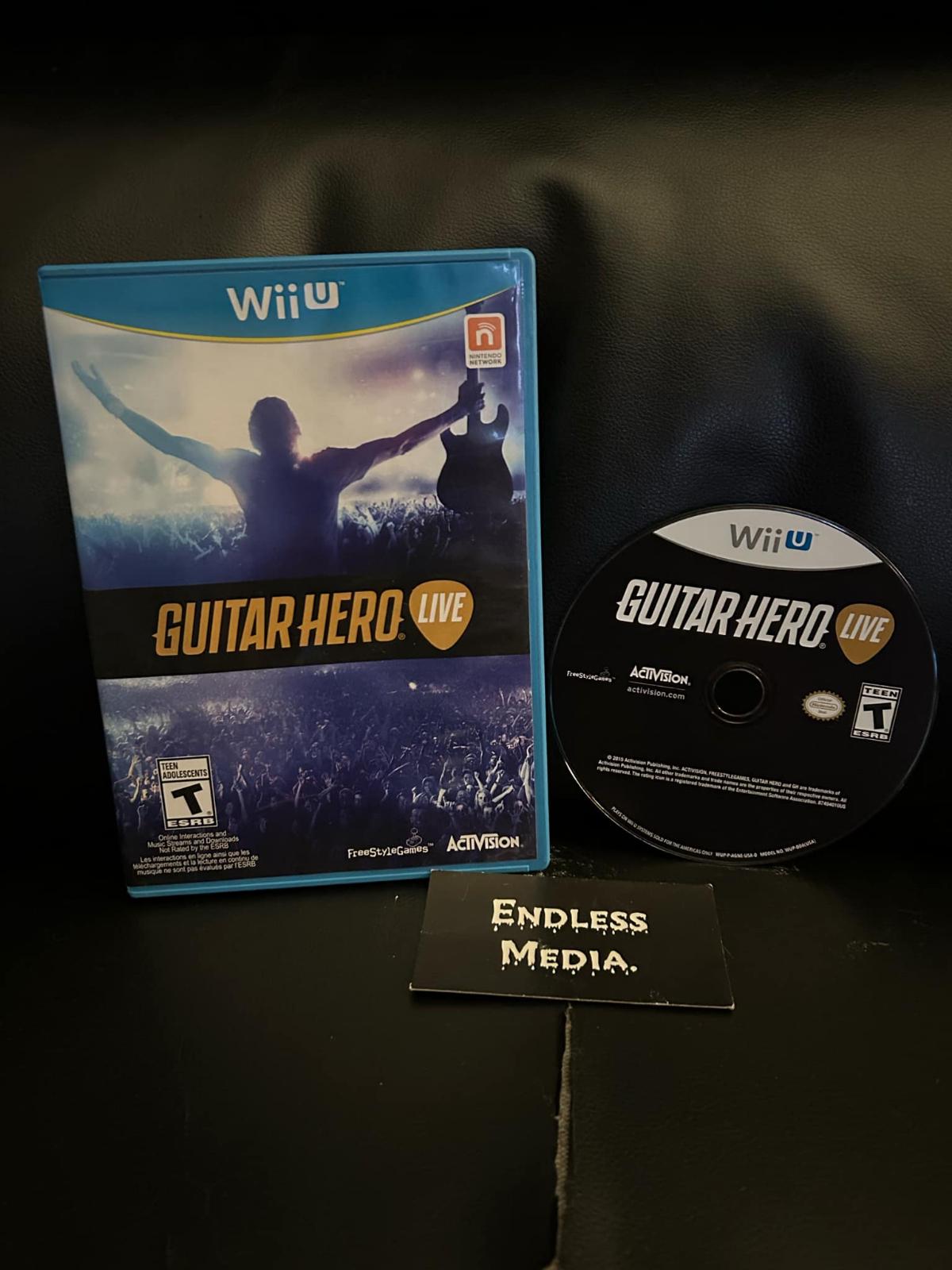 Guitar Hero Live [Game Only] Nintendo Wii U Item and Box Video Game