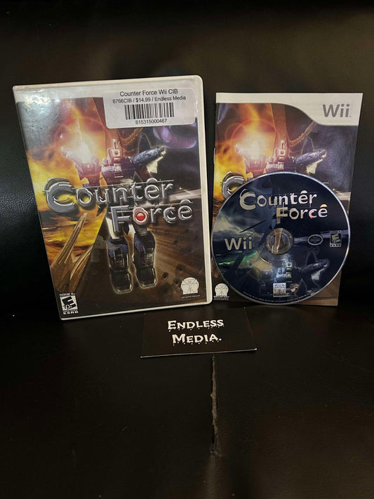 Counter Force Nintendo Wii CIB Video Game