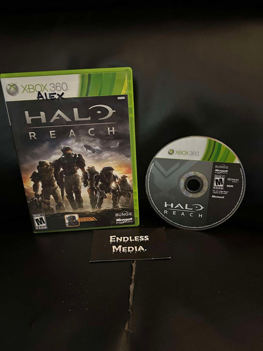 Halo: Reach Microsoft Xbox 360 Item and Box Video Game