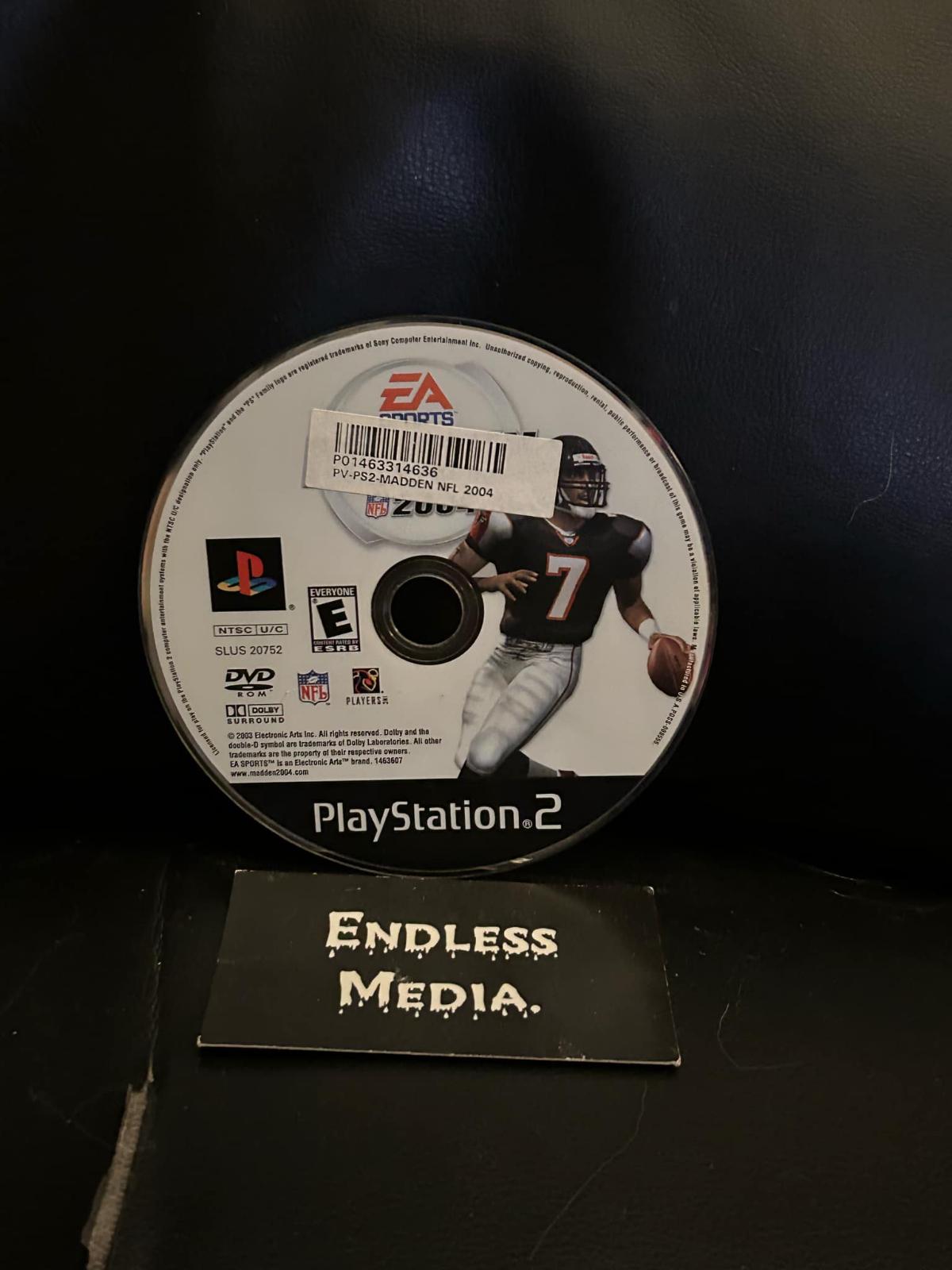 Madden 2004 Sony Playstation 2 Loose Video Game