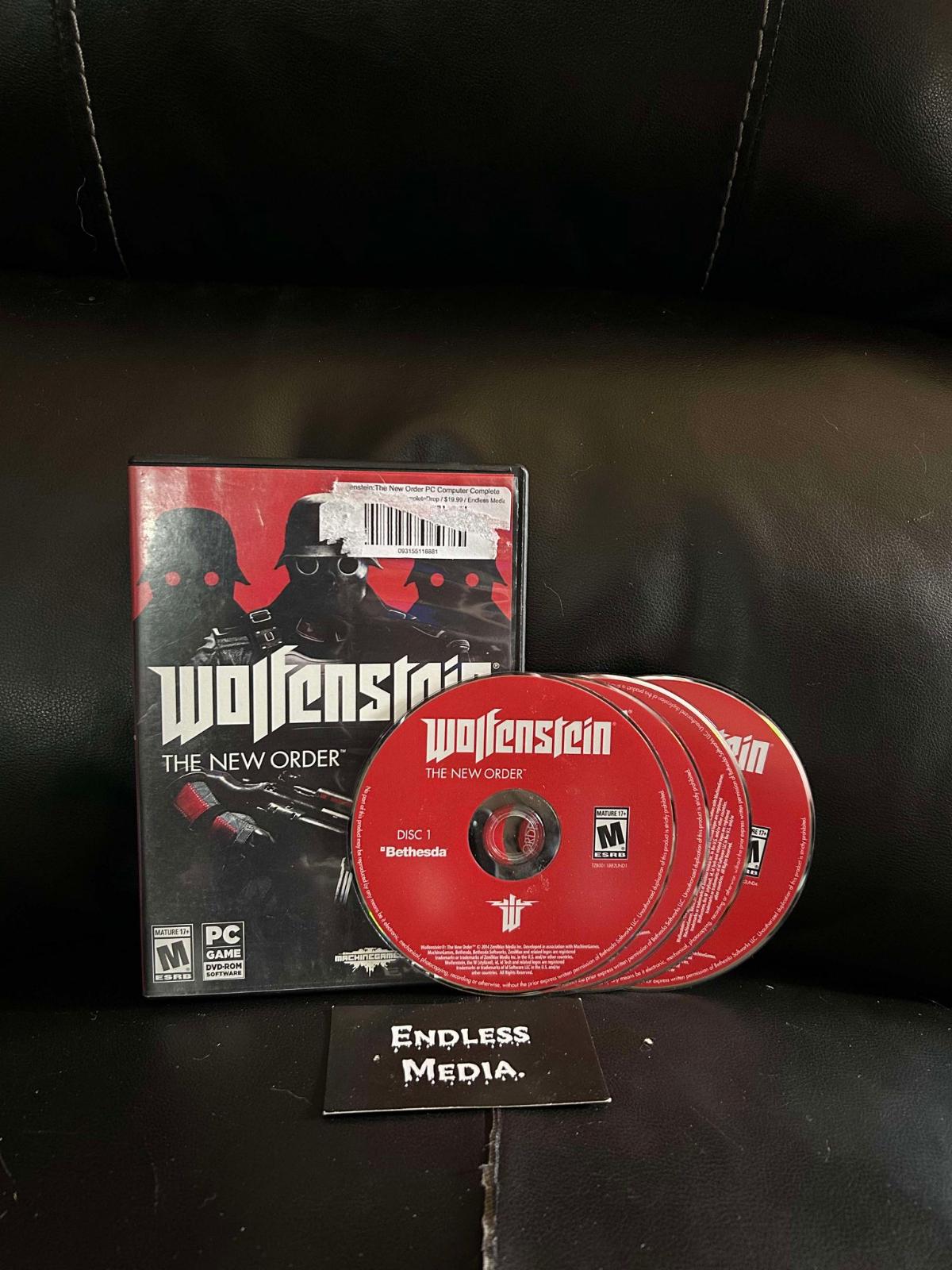 Wolfenstein: The New Order PC PC Games Item and Box Video Game