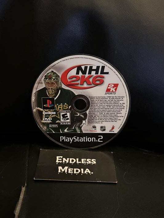 NHL 2K6 Sony Playstation 2 Loose Video Game