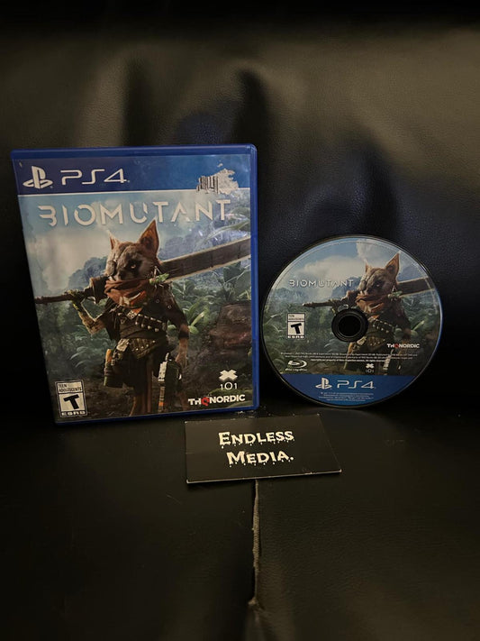 Biomutant Sony Playstation 4 Item and Box Video Game