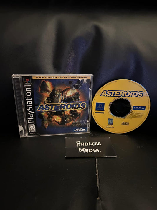 Asteroids Sony Playstation CIB Video Game