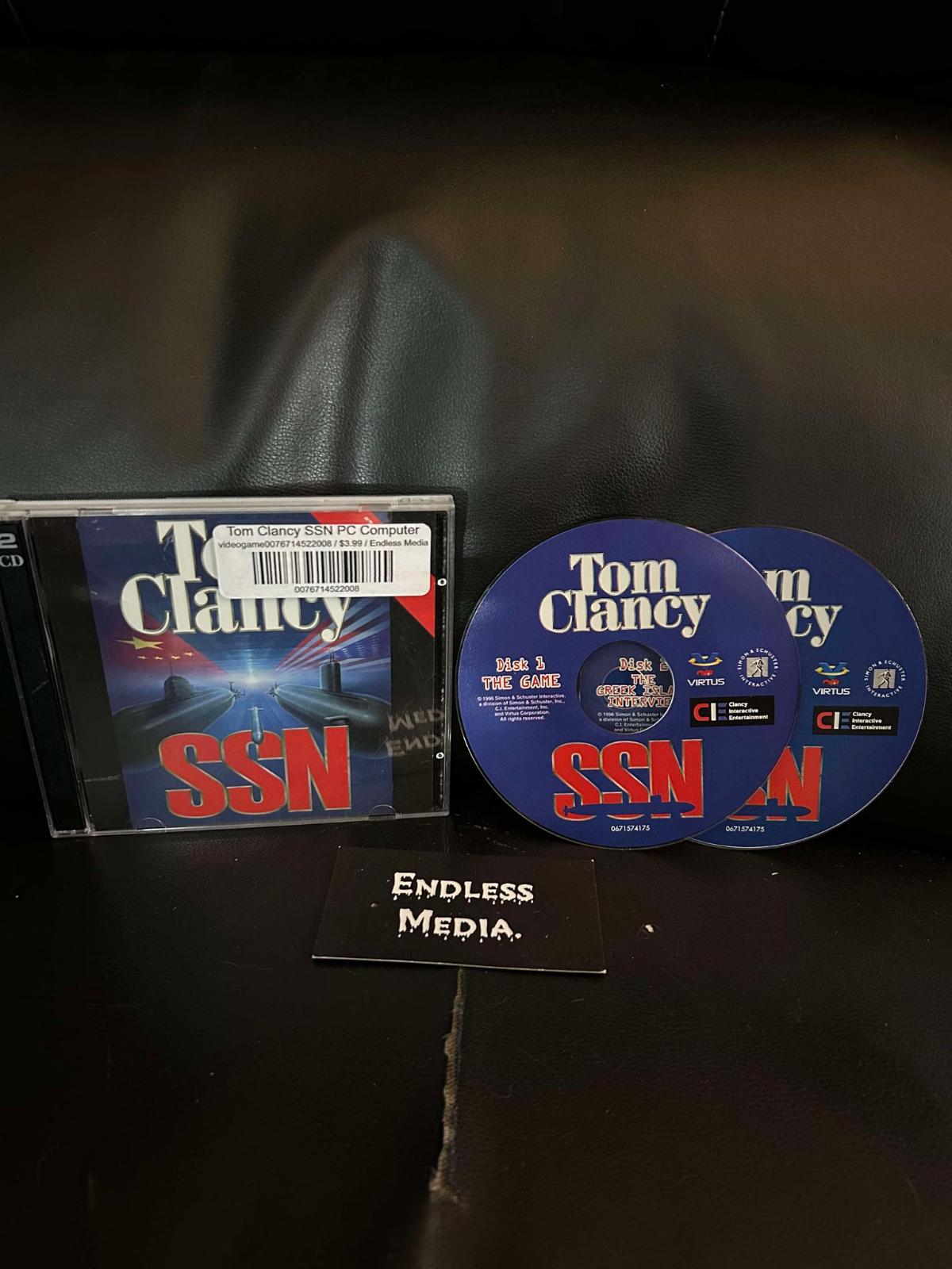 Tom Clancy: SSN PC PC Games Loose Video Game