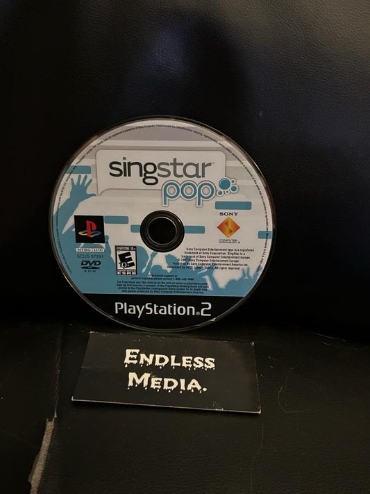 Singstar Pop Sony Playstation 2 Loose Video Game