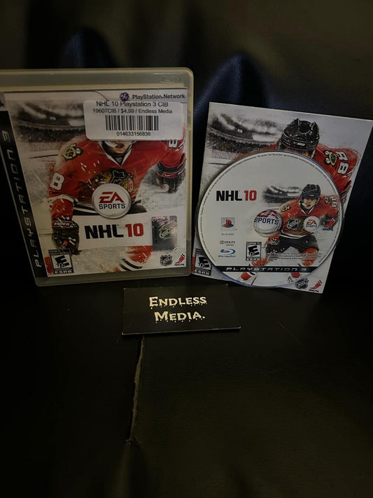 NHL 10 Sony Playstation 3 CIB Video Game