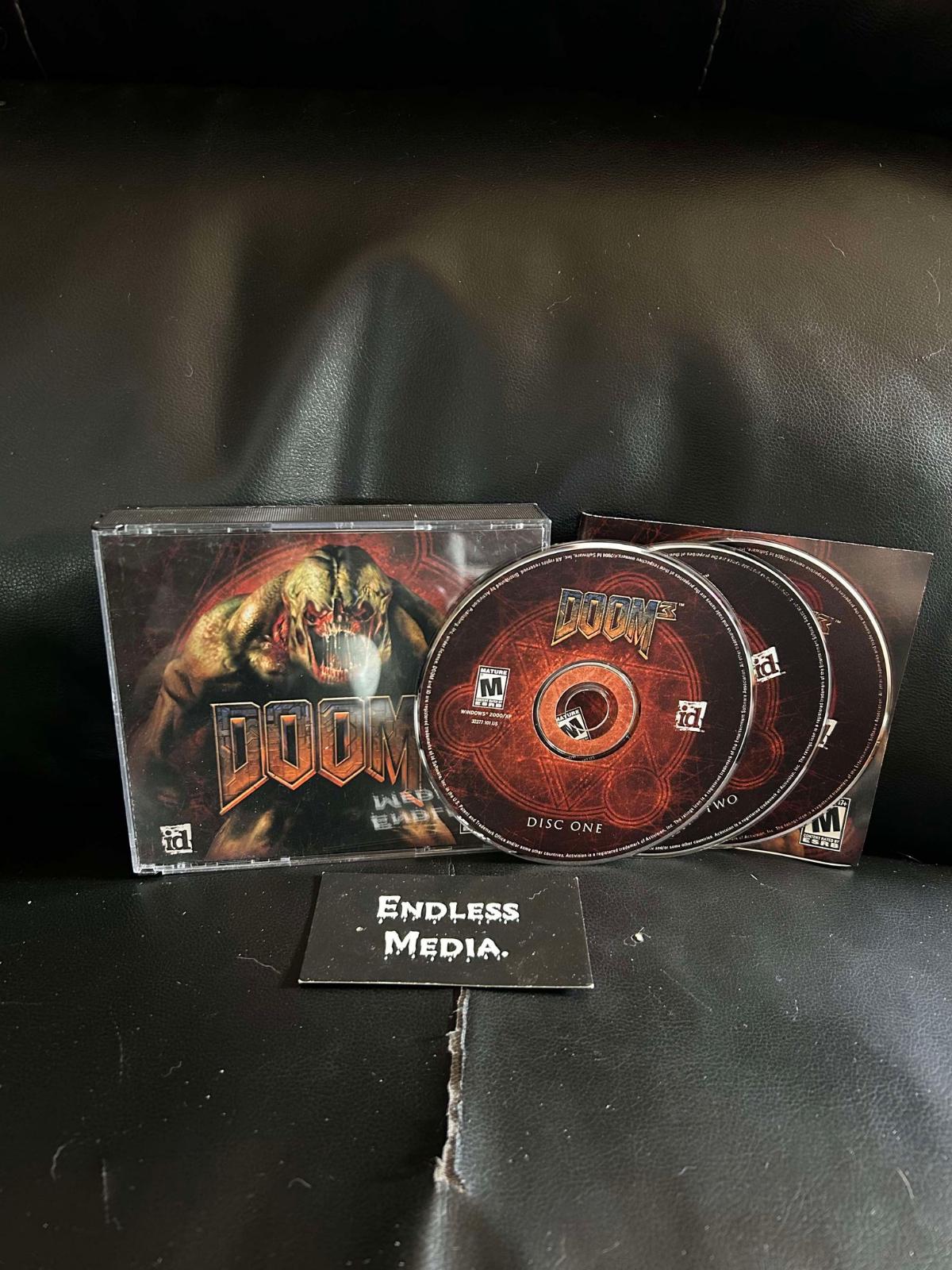 Doom III PC PC Games Item and Manual Video Game