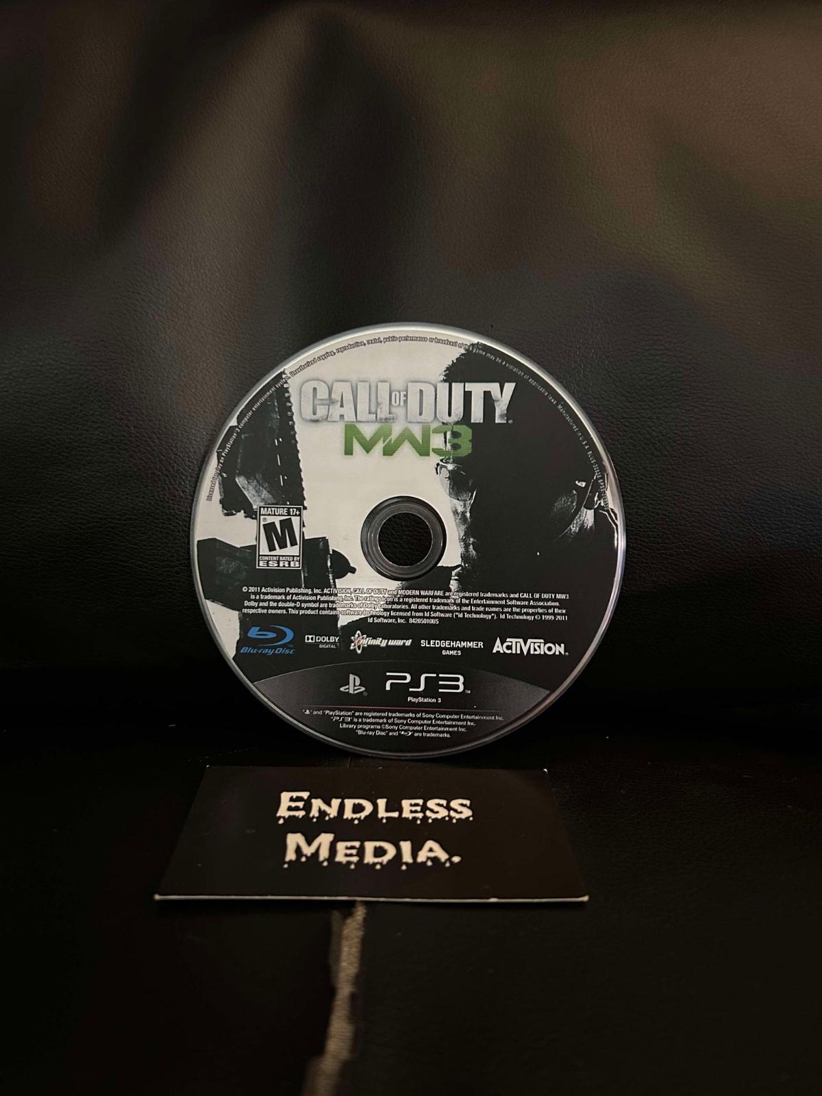 Call of Duty Modern Warfare 3 Sony Playstation 3 Loose Video Game