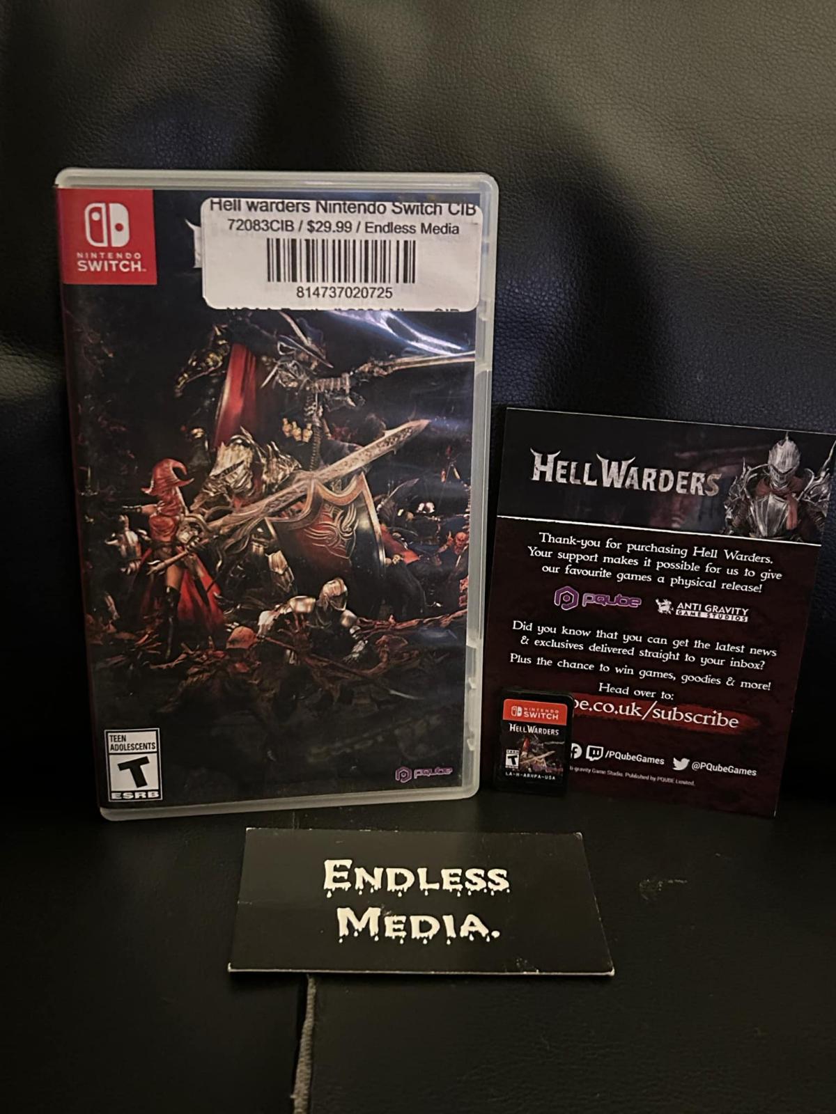 Hell warders Nintendo Nintendo Switch CIB Video Game