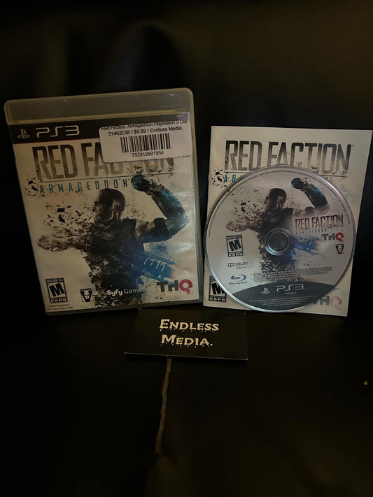 Red Faction: Armageddon Sony Playstation 3 CIB Video Game