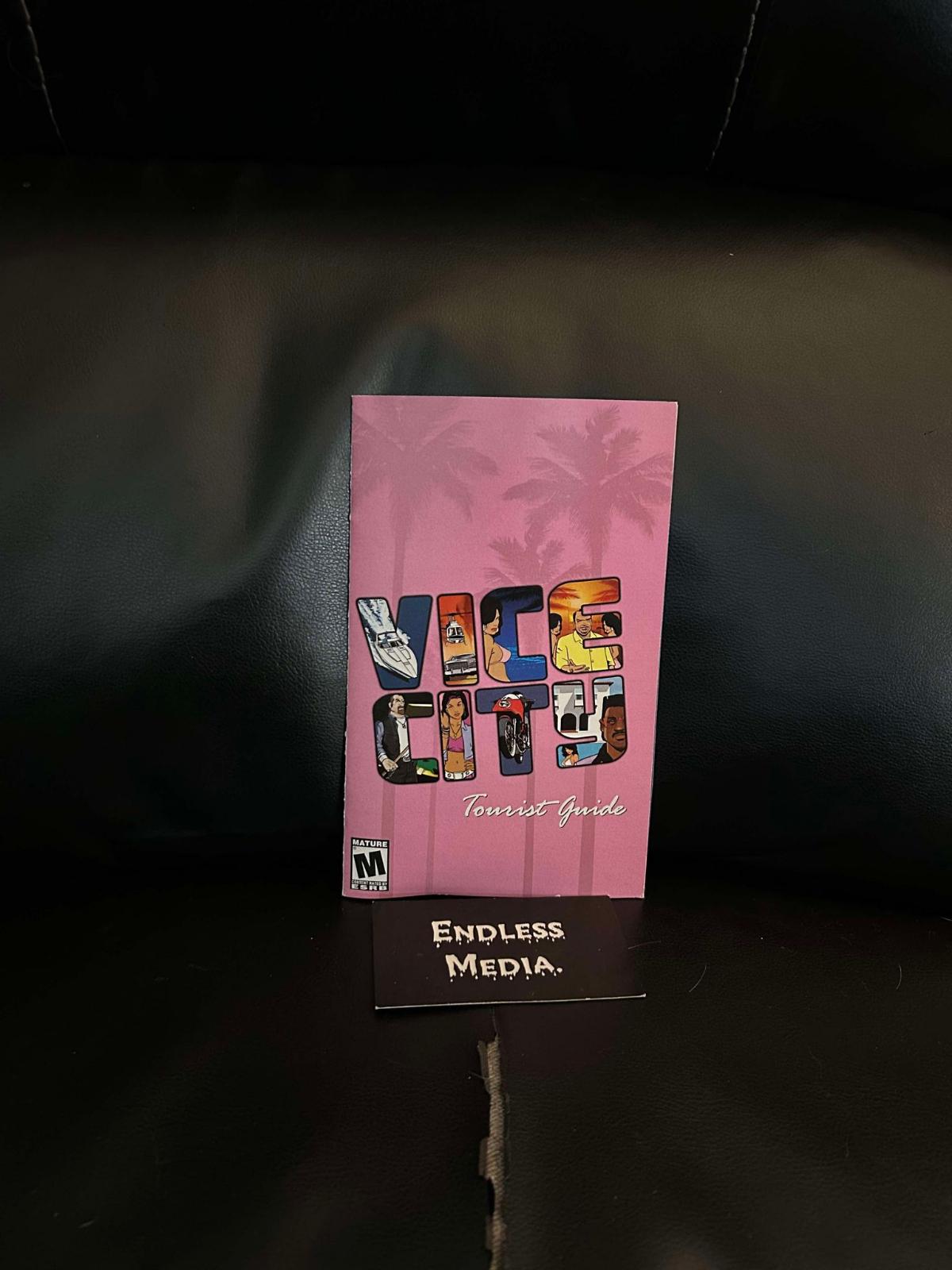 Grand Theft Auto Vice City Sony Playstation 2 Manual only Video Game