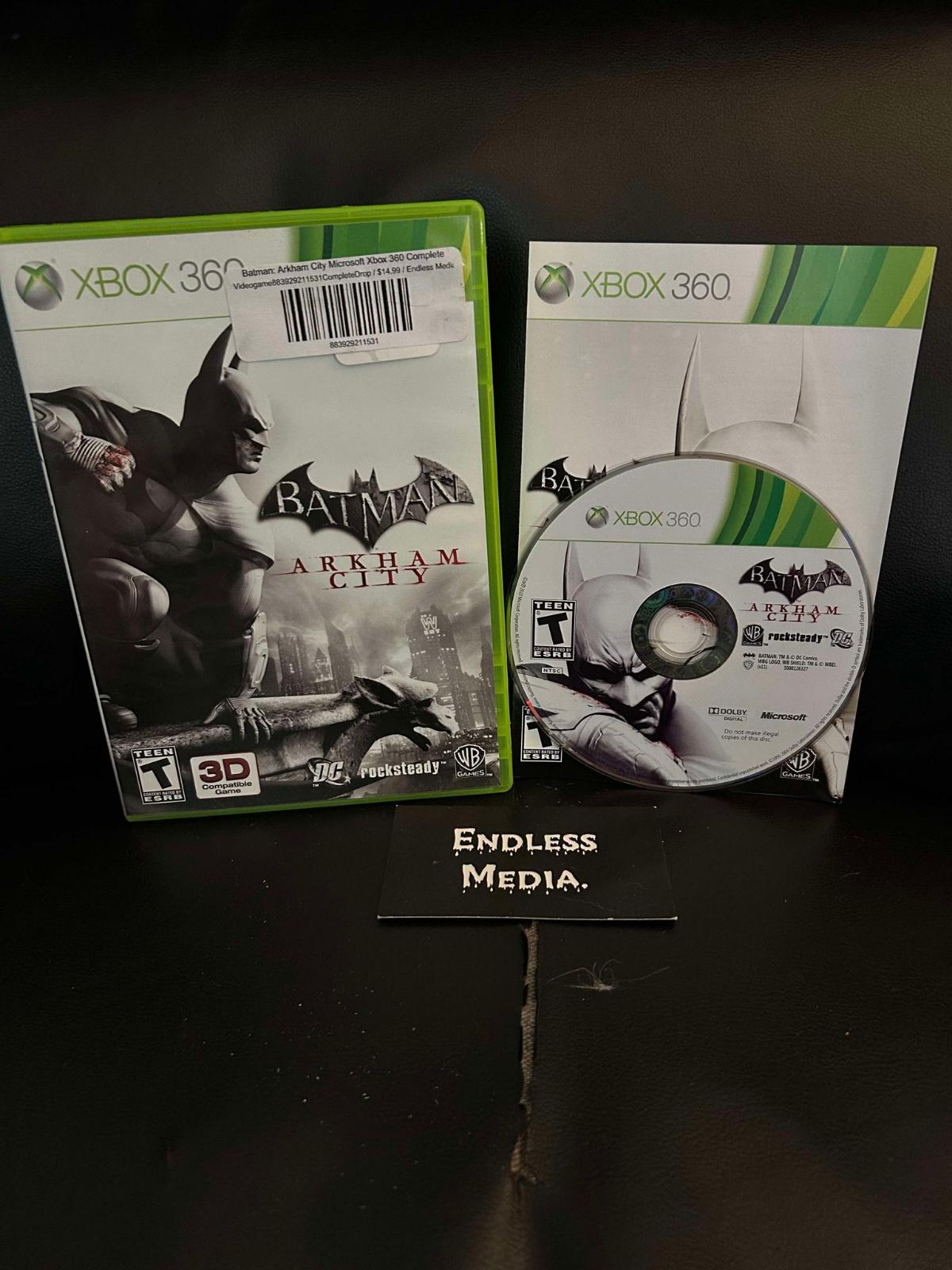 Batman: Arkham City Microsoft Xbox 360 CIB Video Game