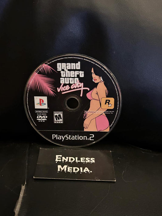 Grand Theft Auto Vice City Sony Playstation 2 Loose Video Game