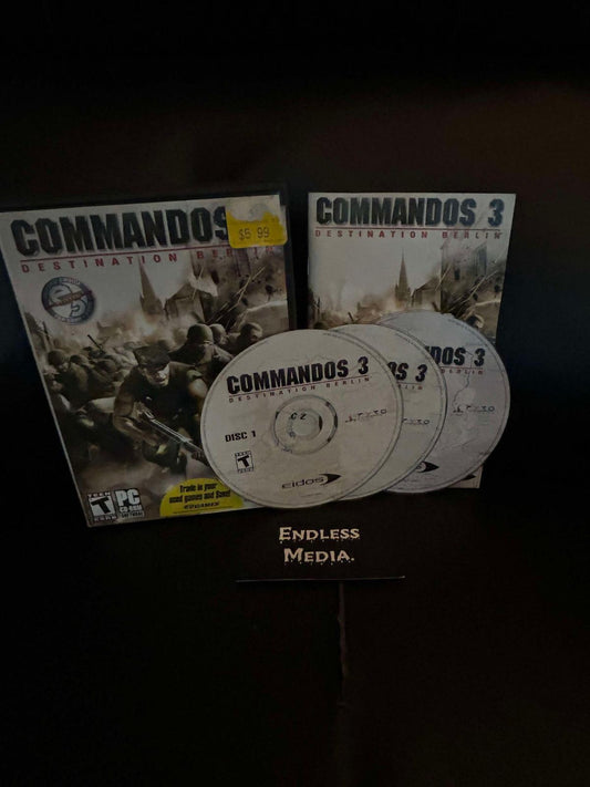 Commandos 3: Destination Berlin PC PC Games CIB Video Game