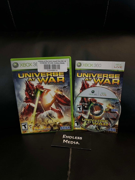 Universe at War Earth Assault Microsoft Xbox 360 CIB Video Game