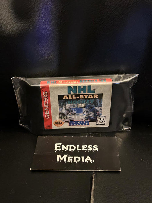 NHL All-Star Hockey 95 Sega Sega Genesis Loose Video Game