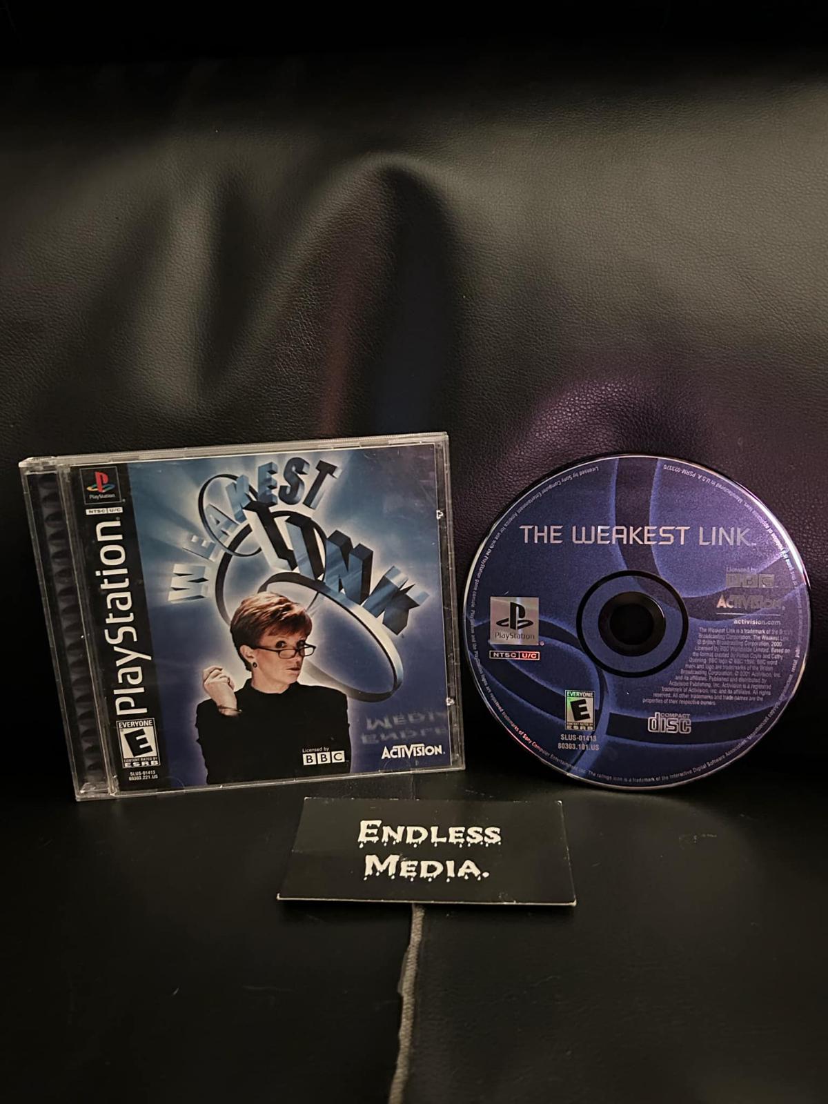 Weakest Link Sony Playstation CIB Video Game