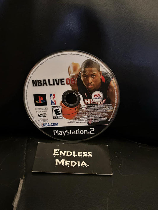 NBA Live 2006 Sony Playstation 2 Loose Video Game