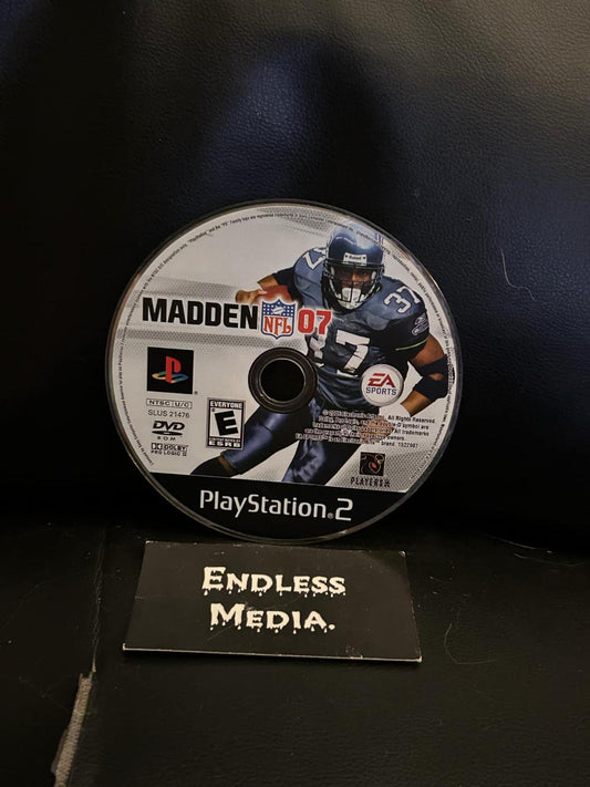 Madden 2007 Sony Playstation 2 Loose Video Game