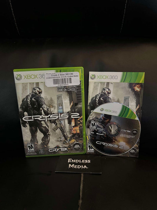 Crysis 2 Microsoft Xbox 360 CIB Video Game