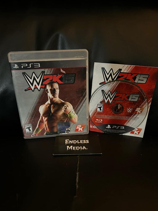 WWE 2K15 Sony Playstation 3 CIB Video Game