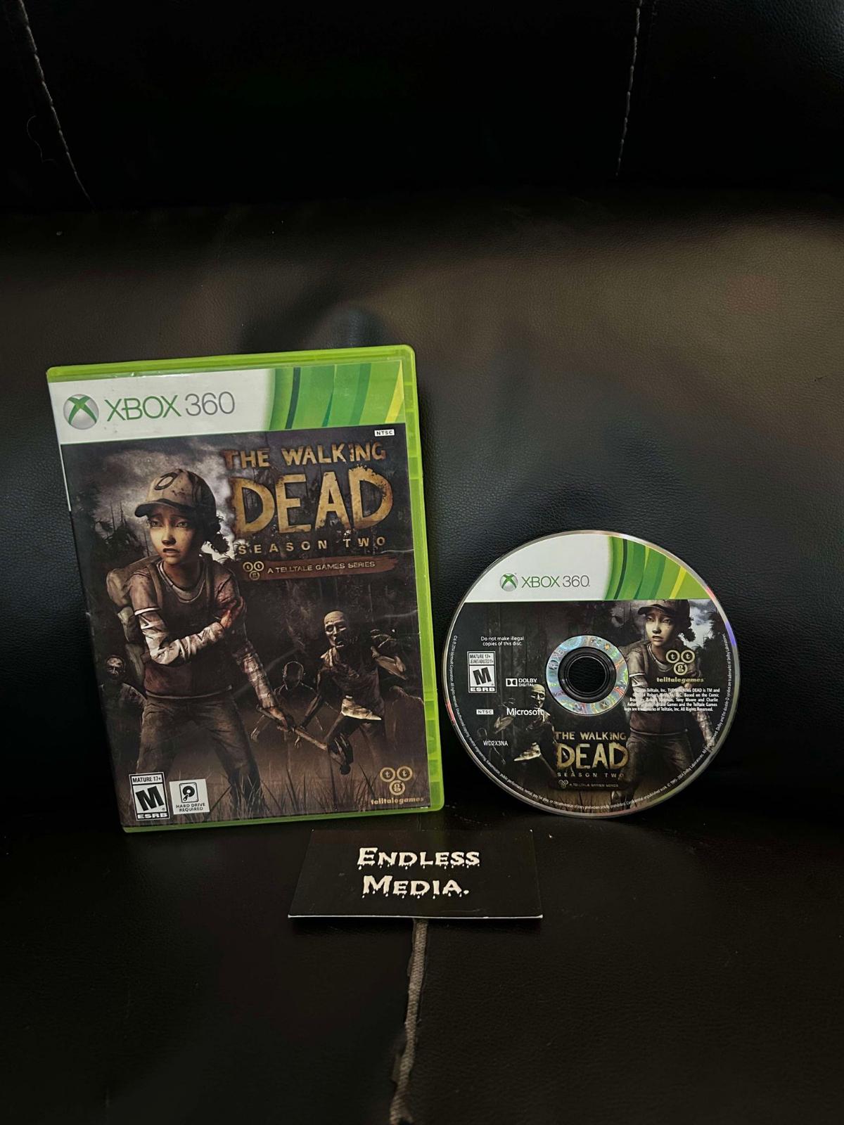 The Walking Dead: Season Two Microsoft Xbox 360 Item and Box Video Game