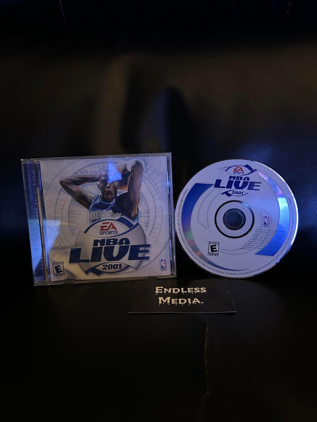 NBA Live 2001 PC PC Games Loose Video Game