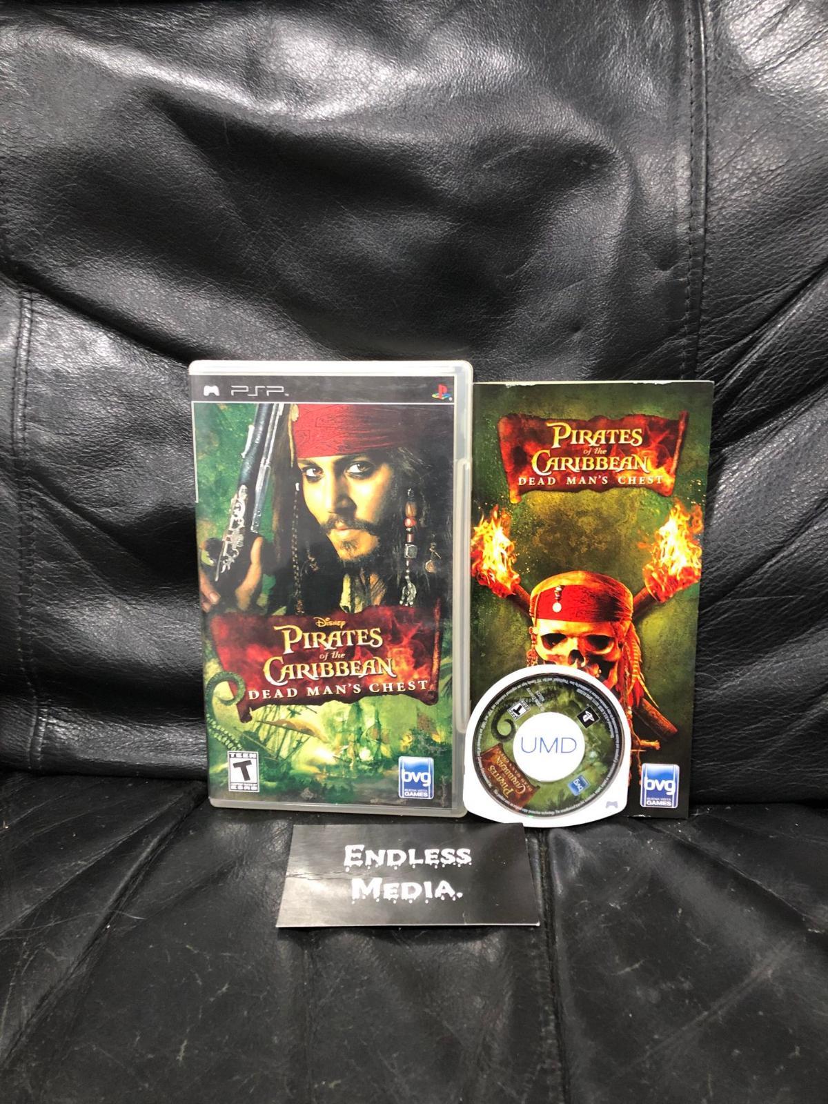 Pirates of the Caribbean Dead Man's Chest Sony PSP CIB Video Game