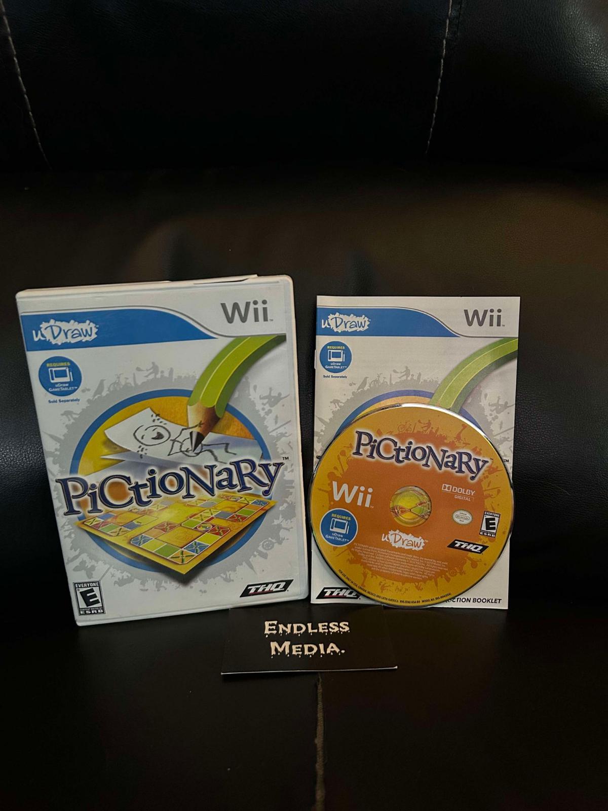 Pictionary Nintendo Wii CIB Video Game