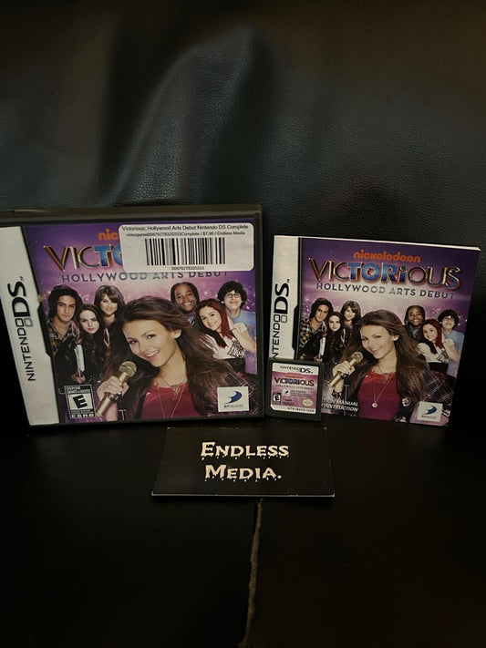 Victorious: Hollywood Arts Debut Nintendo Nintendo DS CIB Video Game