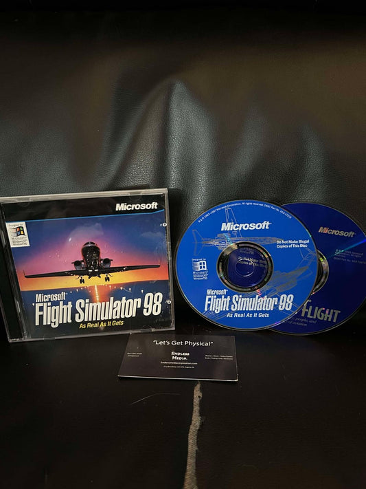 Microsoft Flight Simulator 98 PC PC Games Loose Video Game