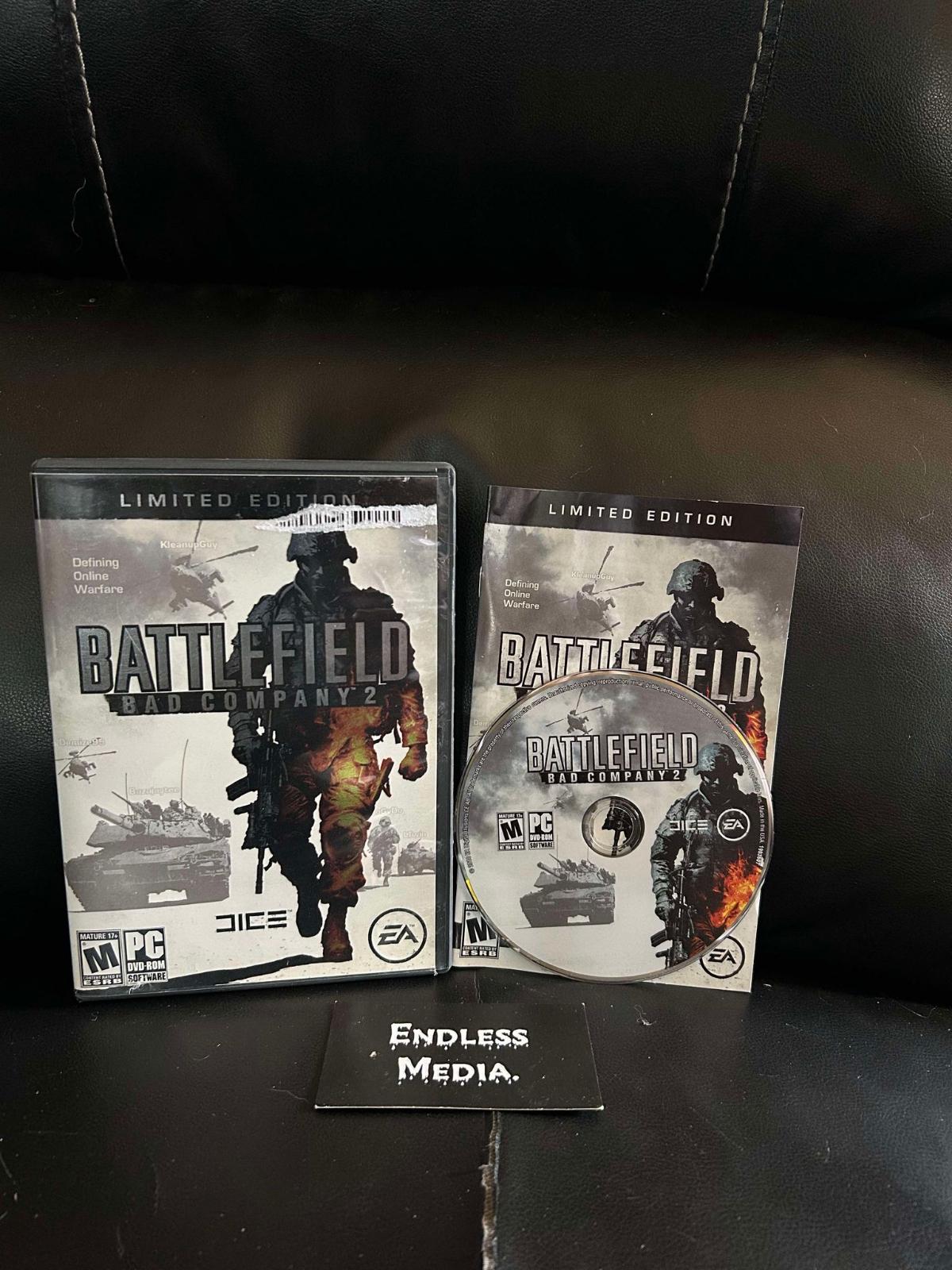 Battlefield: Bad Company 2 [Limited Edition] PC PC Games CIB Video Game