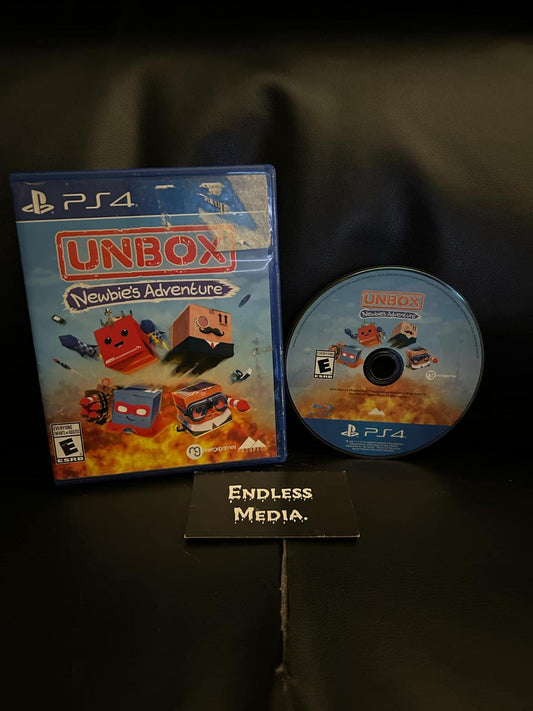 Unbox: Newbie's Adventure Sony Playstation 4 Item and Box Video Game