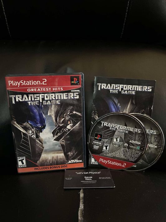 Transformers: The Game [Greatest Hits] Sony Playstation 2 CIB Video Game