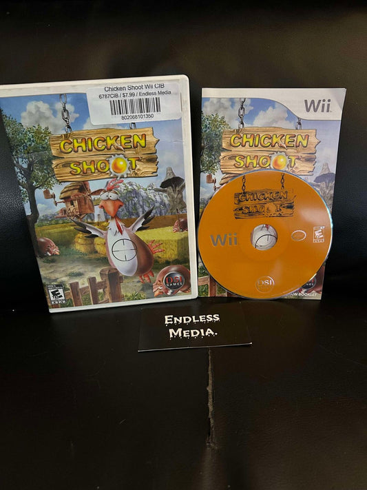 Chicken Shoot Nintendo Wii CIB Video Game