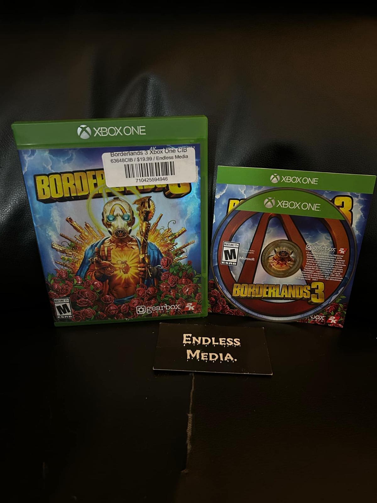 Borderlands 3 Microsoft Xbox One CIB Video Game