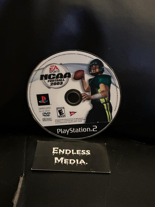 NCAA Football 2003 Sony Playstation 2 Loose Video Game