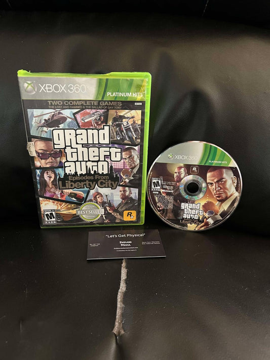 Grand Theft Auto: Episodes from Liberty City [Platinum Hits] Microsoft Xbox 360 Item and Box Video Game