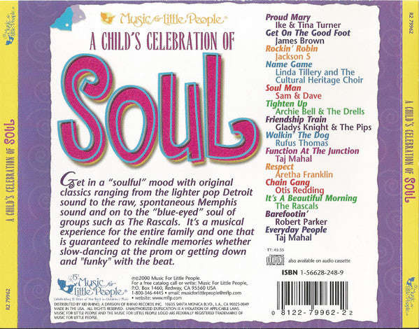 Various : A Child's Celebration Of Soul (CD, Comp)