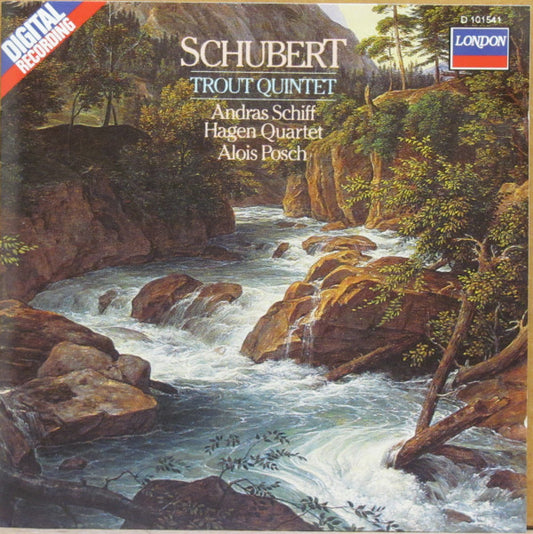 Franz Schubert — András Schiff, Hagen Quartett, Alois Posch : Trout Quintet (CD, Album, Club, RE)