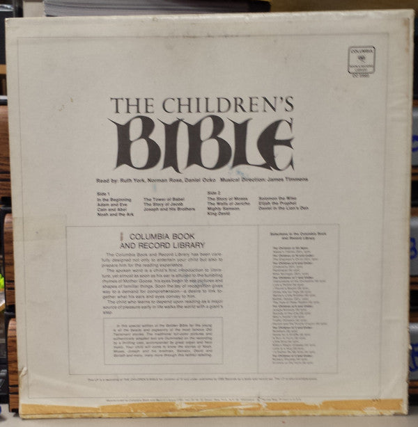 Ruth Yorke, Norman Rose, Dan Ocko : The Children's Bible (LP, Album, Pit)