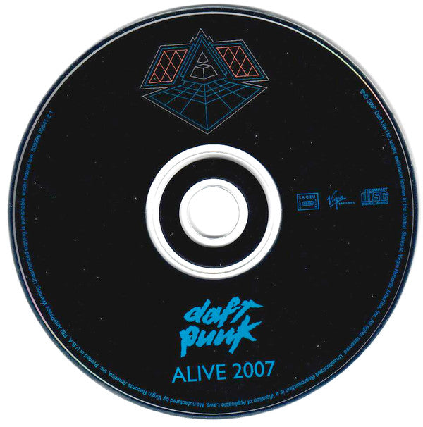 Daft Punk : Alive 2007 (CD, Album, Mixed)
