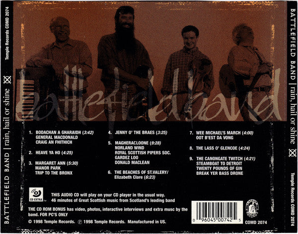 Battlefield Band : Rain, Hail Or Shine (CD, Album)